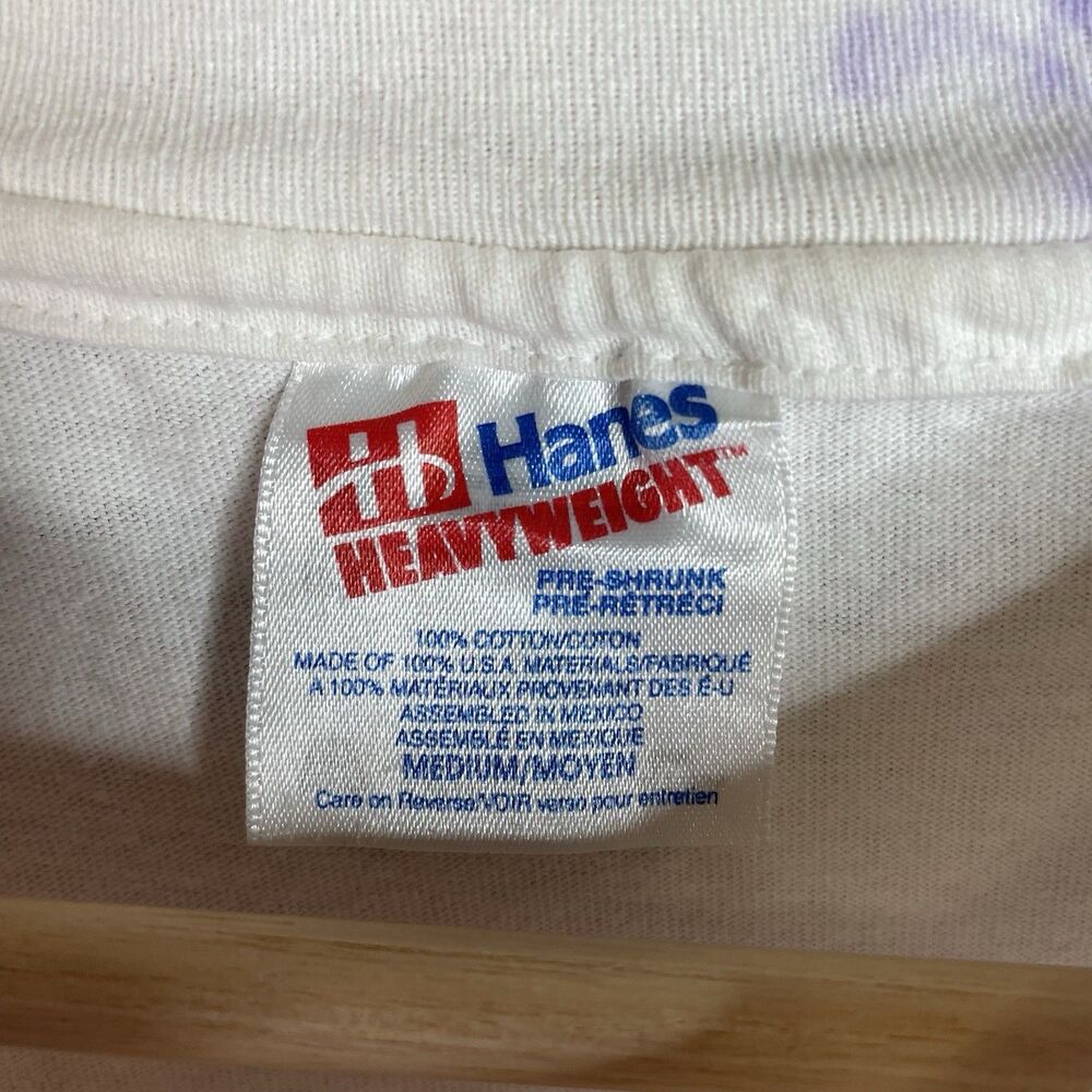 Vintage Naples Florida Graphic T Shirt, Medium, Hanes, White, Flowers - Picture 4 of 7